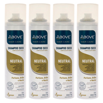 Dry Shampoo - Neutral by Above for Unisex - 3.17 oz Dry Shampoo - Pack of 4