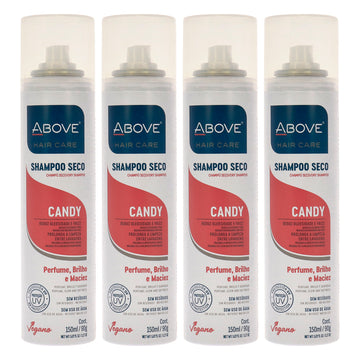 Dry Shampoo - Candy by Above for Unisex - 3.17 oz Dry Shampoo - Pack of 4