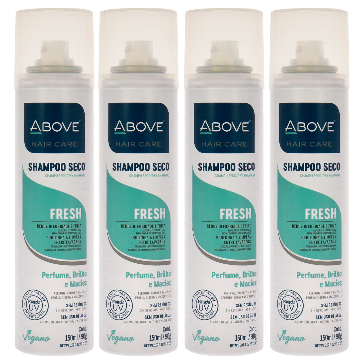 Dry Shampoo - Fresh by Above for Unisex - 3.17 oz Dry Shampoo - Pack of 4