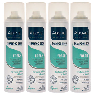 Dry Shampoo - Fresh by Above for Unisex - 3.17 oz Dry Shampoo - Pack of 4