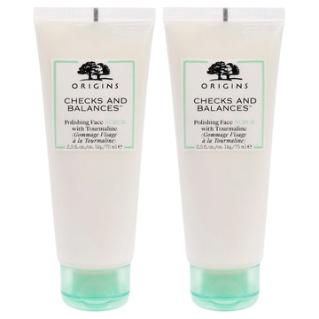 Checks and Balances Face Scrub by Origins for Unisex - 2.5 oz Scrub - Pack of 2
