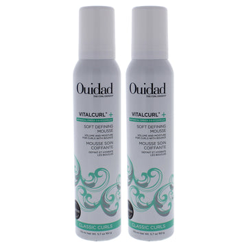 VitalCurl Plus Soft Defining Mousse by Ouidad for Unisex - 5.7 oz Mousse - Pack of 2