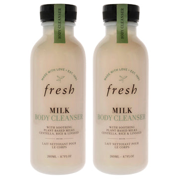 Milk Body Cleanser by Fresh for Women - 8.7 oz Cleanser - Pack of 2