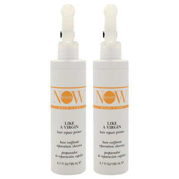 Like a Virgin Hair Repair Primer by NOW Beauty for Unisex - 6.7 oz Treatment - Pack of 2