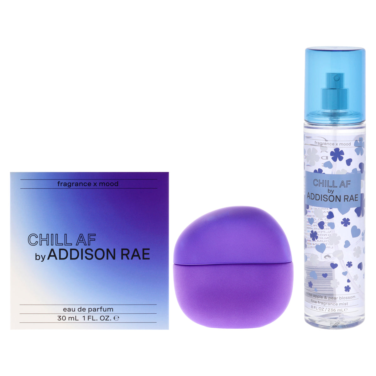 Chill AF Kit by Addison Rae for Women - 2 Pc Kit 1oz EDP Spray, 8oz Fragrance Mist