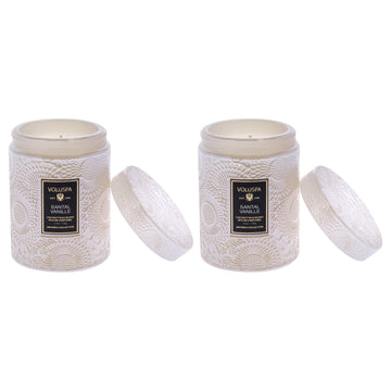 Japonica Collection Small - Santal Vanille Kit by Voluspa for Unisex - 2 x 5.5 oz Candle