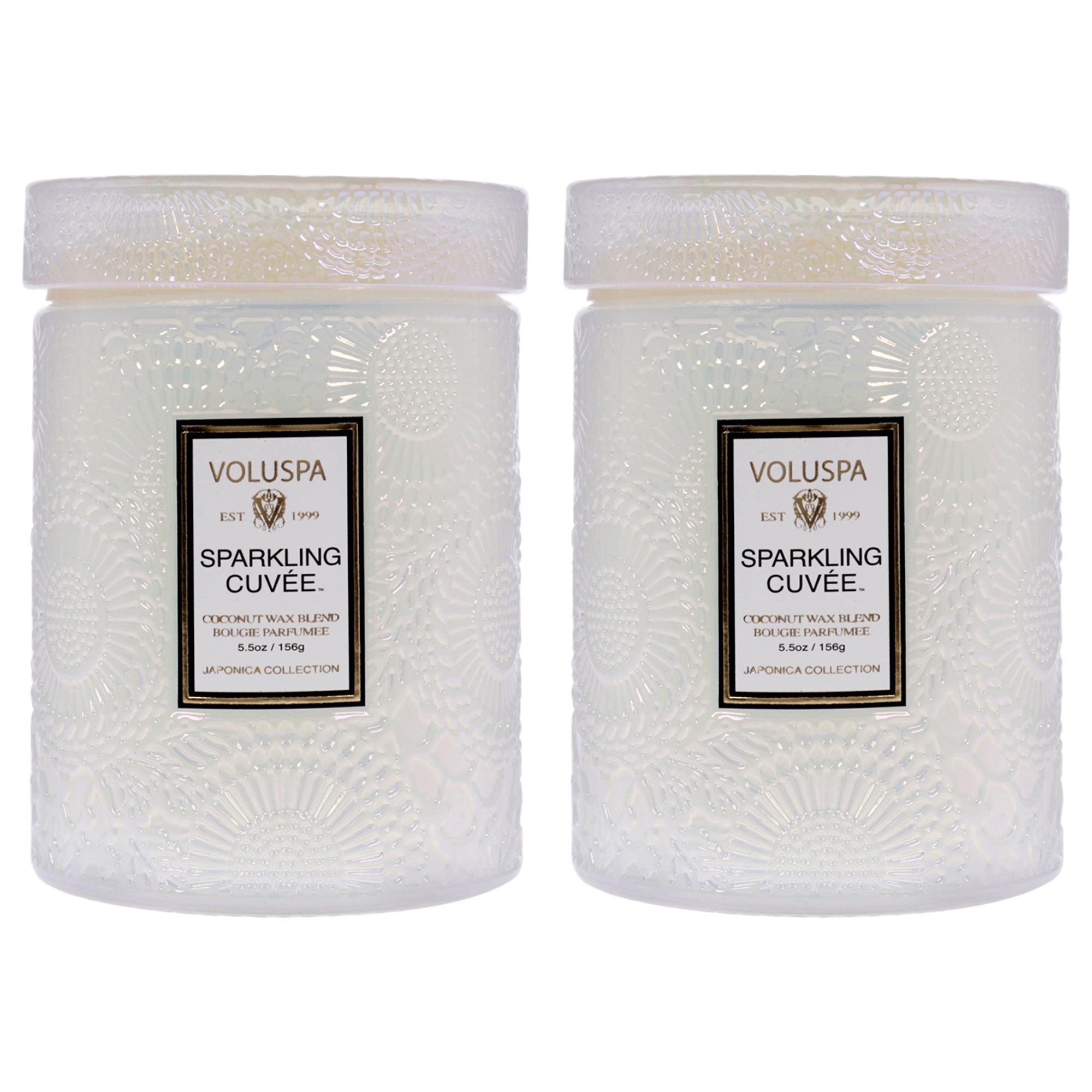 Japonica Collection Small - Sparkling Cuvee by Voluspa for Unisex - 2 x 5.5 oz Candle