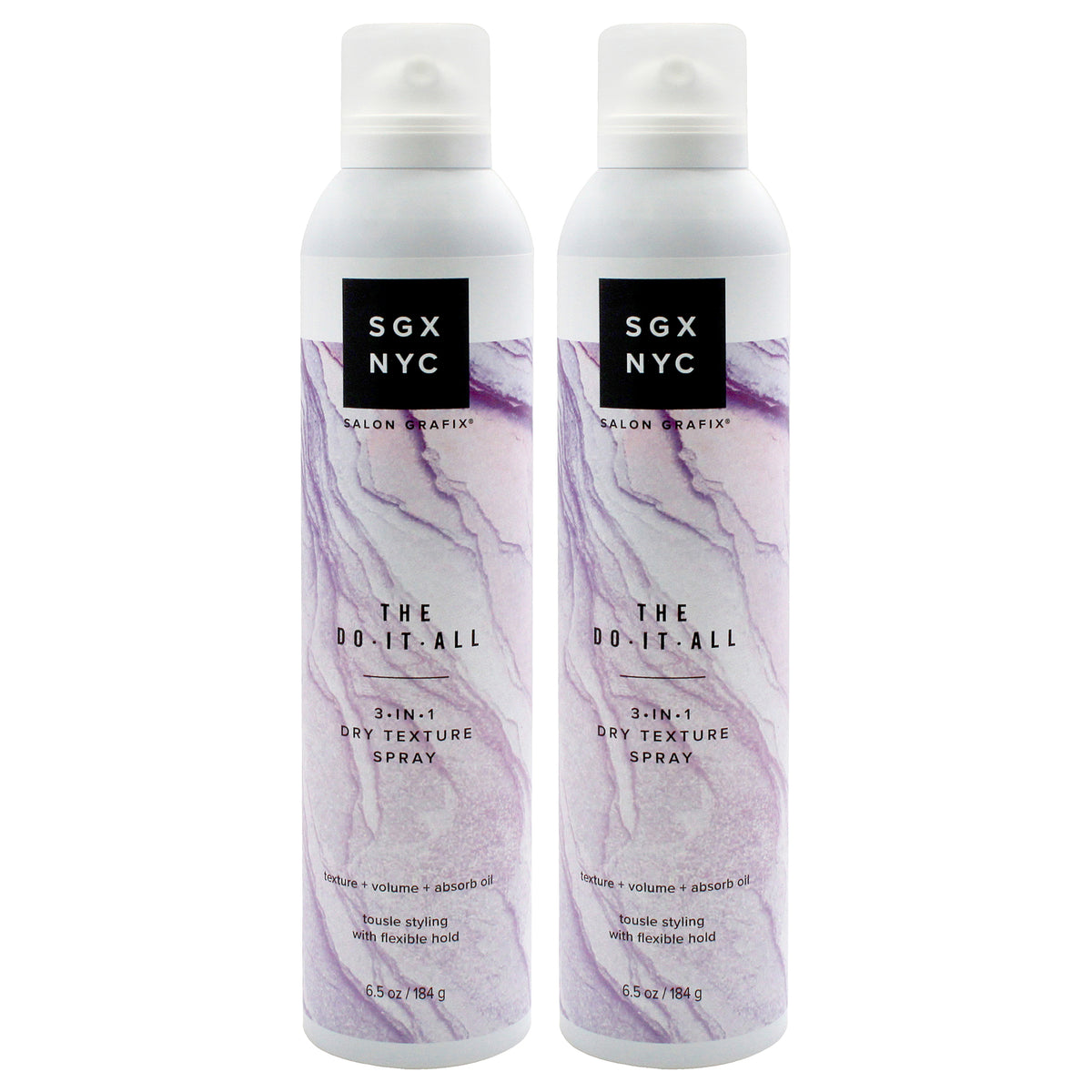 The Do It All 3-in-1 Dry Texture Spray by SGX NYC for Women - 6.5 oz Spray - Pack of 2