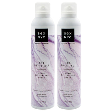 The Do It All 3-in-1 Dry Texture Spray by SGX NYC for Women - 6.5 oz Spray - Pack of 2