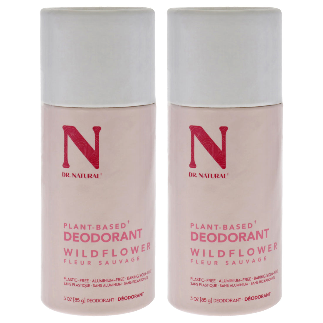 Deodorants Stick - Wildflower by Dr. Natural for Unisex - 3 oz Deodorant Stick - Pack of 2