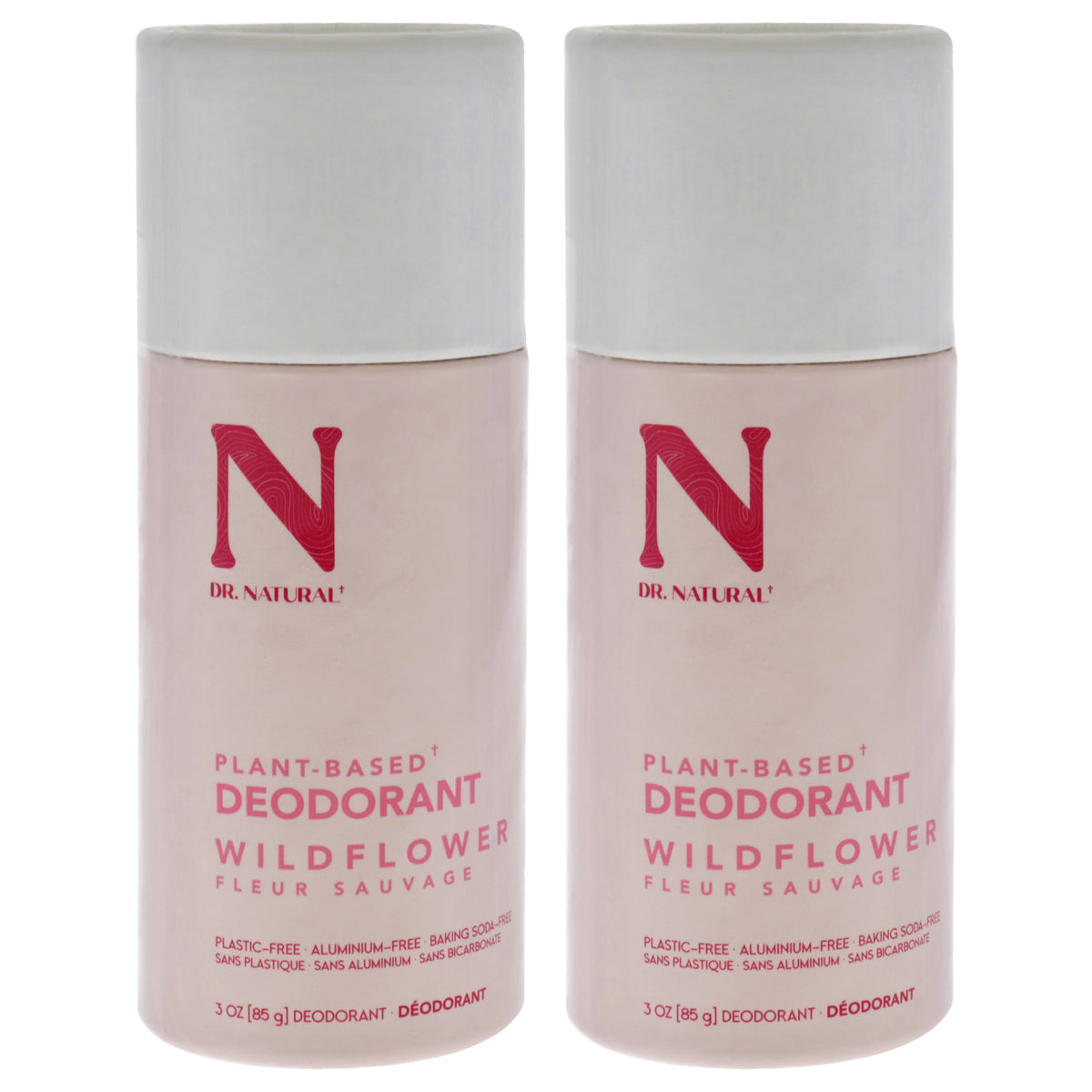 Deodorants Stick - Wildflower by Dr. Natural for Unisex - 3 oz Deodorant Stick - Pack of 2