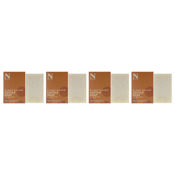 Castile Bar Soap - Almond by Dr. Natural for Unisex - 5 oz Soap - Pack of 4