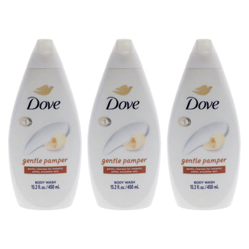 Body Wash - Gentle Pamper by Dove for Unisex - 15.2 oz Body Wash - Pack of 3