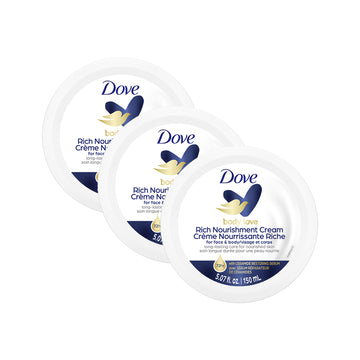 Rich Nourishment Cream by Dove for Unisex - 5.07 oz Cream - Pack of 3