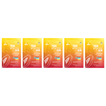 Soothin Sheet Mask by Dr. PawPaw for Women - 0.84 oz Mask - Pack of 5