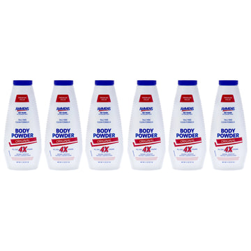 Body Powder - Original by Ammens for Unisex - 11 oz Powder - Pack of 6