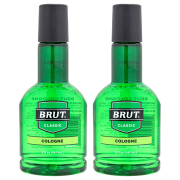 Original Fragrance Cologne by Brut for Men - 5 oz Cologne - Pack of 2