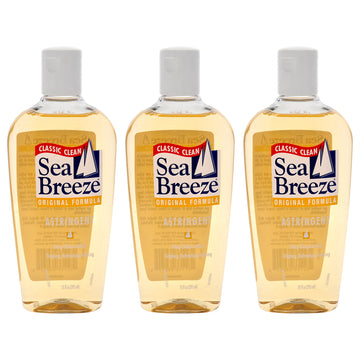 Astringent Original Formula by Sea Breeze for Unisex - 10 oz Cleanser - Pack of 3