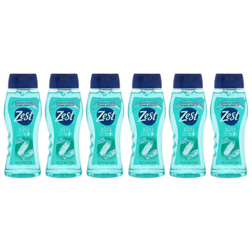 Hydrating Body Wash - Aqua by Zest for Women - 18 oz Body Wash - Pack of 6