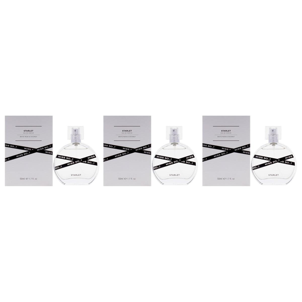 Starlet by So…? for Women - 1.7 oz EDP Spray - Pack of 3