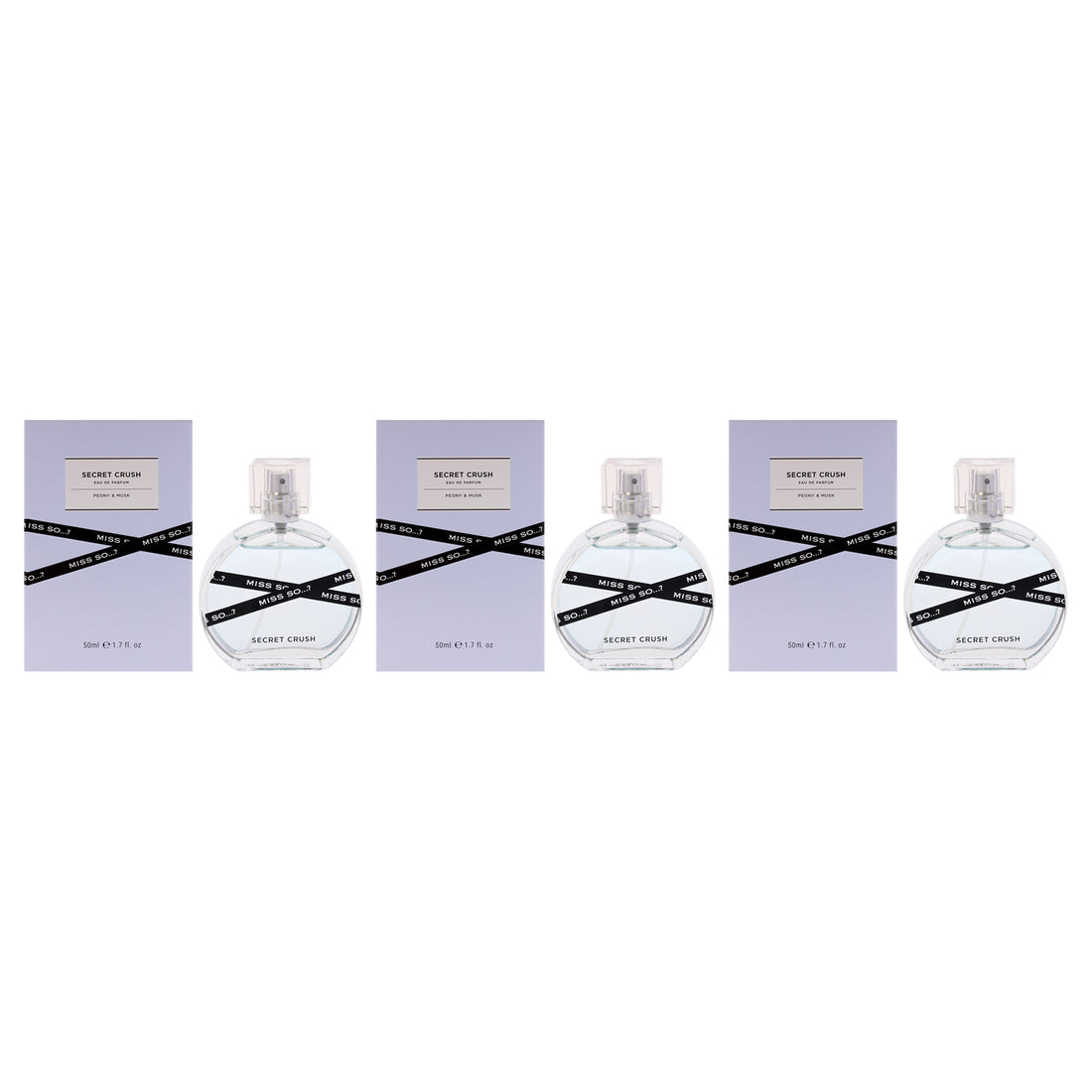 Secret Crush by So…? for Women - 1.7 oz EDP Spray - Pack of 3