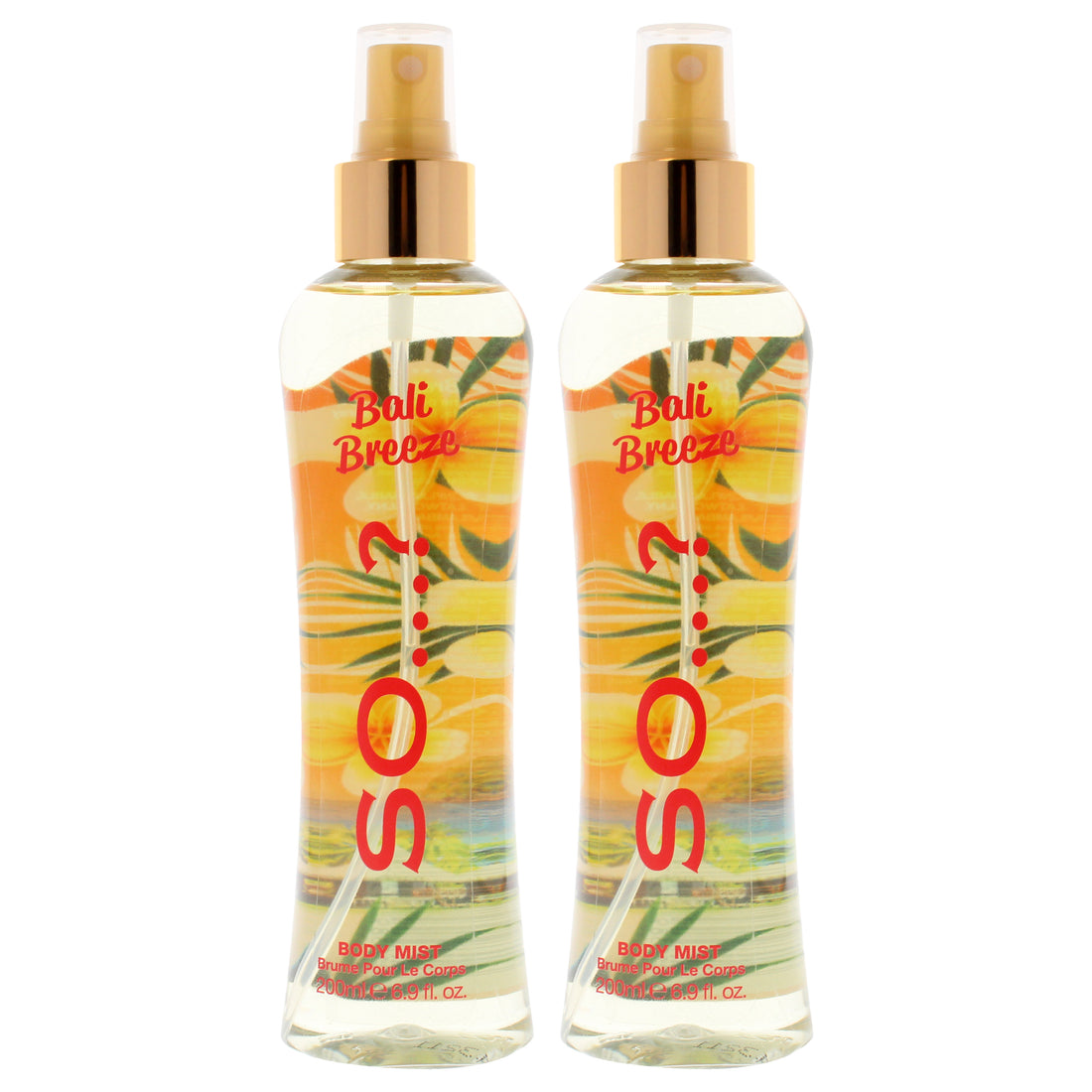 Bali Breeze Body Mist by So…? for Women - 6.9 oz Body Mist - Pack of 2