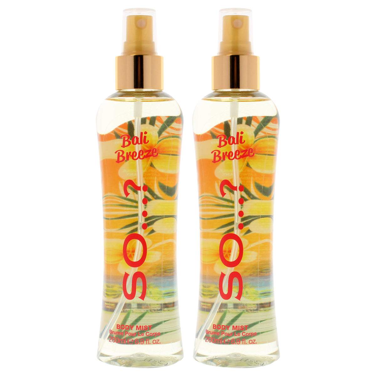 Bali Breeze Body Mist by So…? for Women - 6.9 oz Body Mist - Pack of 2