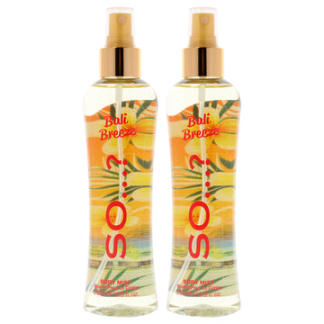 Bali Breeze Body Mist by So…? for Women - 6.9 oz Body Mist - Pack of 2