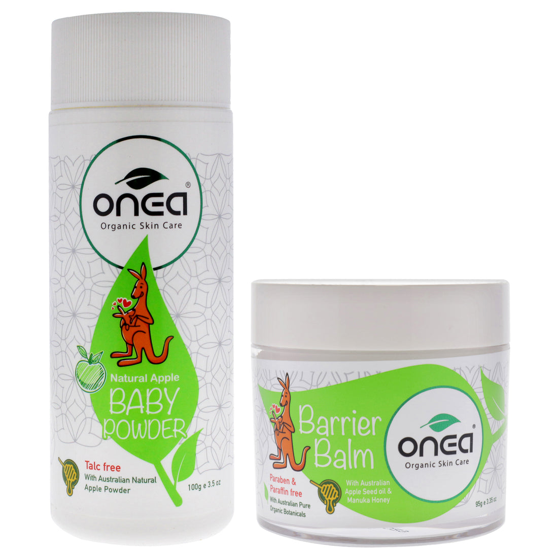 ONEA Baby Kit by ONEA for Kids - 2 Pc Kit 3.5oz Powder, 3.35oz Balm