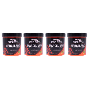 Pro Styl Marcel Wax by Ampro for Women - 12 oz Wax - Pack of 4