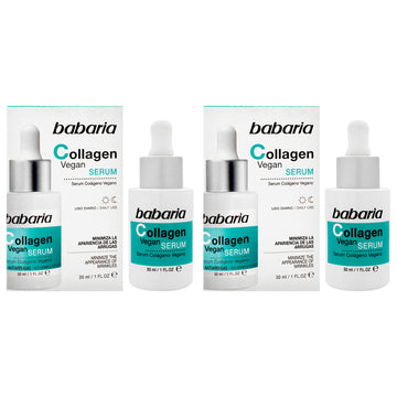 Collagen Vegan Serum by Babaria for Unisex - 1 oz Serum - Pack of 2