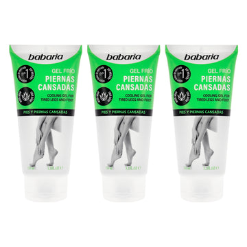 Cooling Gel For Legs and Feet by Babaria for Unisex - 5.07 oz Gel - Pack of 3