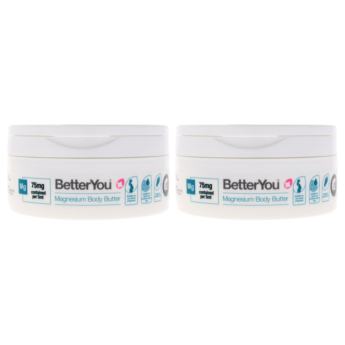 Magnesium Body Butter by BetterYou of Unisex - 6.76 oz Body Butter - Pack of 2