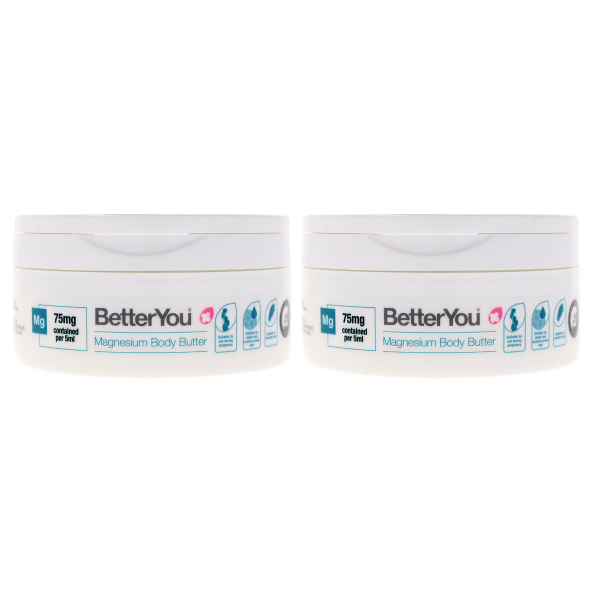 Magnesium Body Butter by BetterYou of Unisex - 6.76 oz Body Butter - Pack of 2