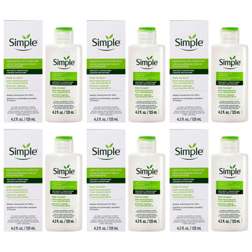 Kind To Skin Replenishing Rich Moisturizer by Simple for Women - 4.2 oz Moisturizer - Pack of 6