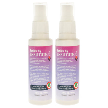 Sanivir Hand Sanitizer Solution by Assurance for Unisex - 2.5 oz Hand Sanitizer - Pack of 2