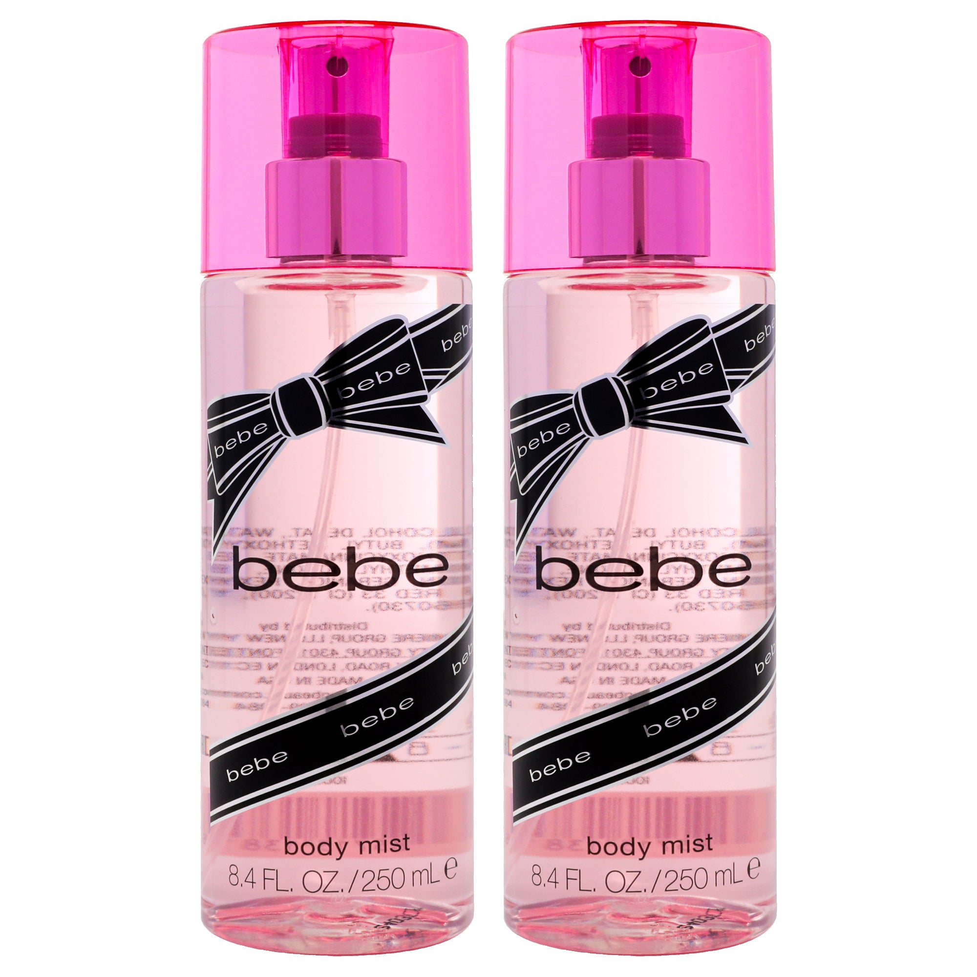 Bebe Silver by Bebe for Women - 8.4 oz Body Mist - Pack of 2