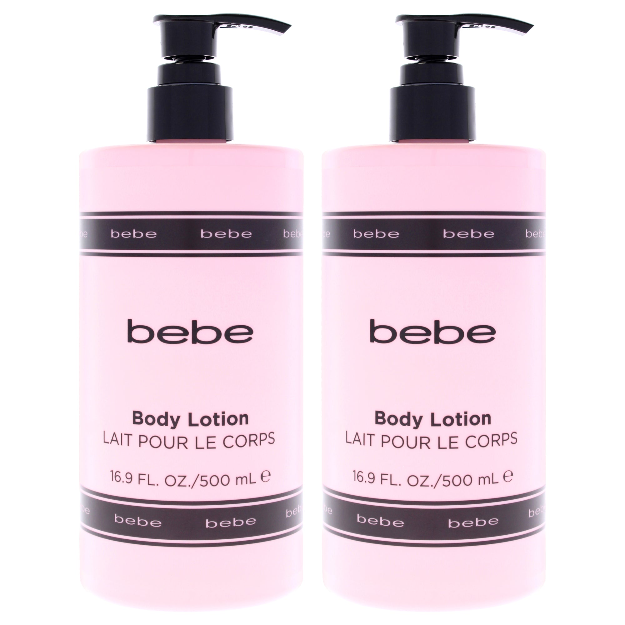 Bebe Silver by Bebe for Women - 16.9 oz Body Lotion - Pack of 2