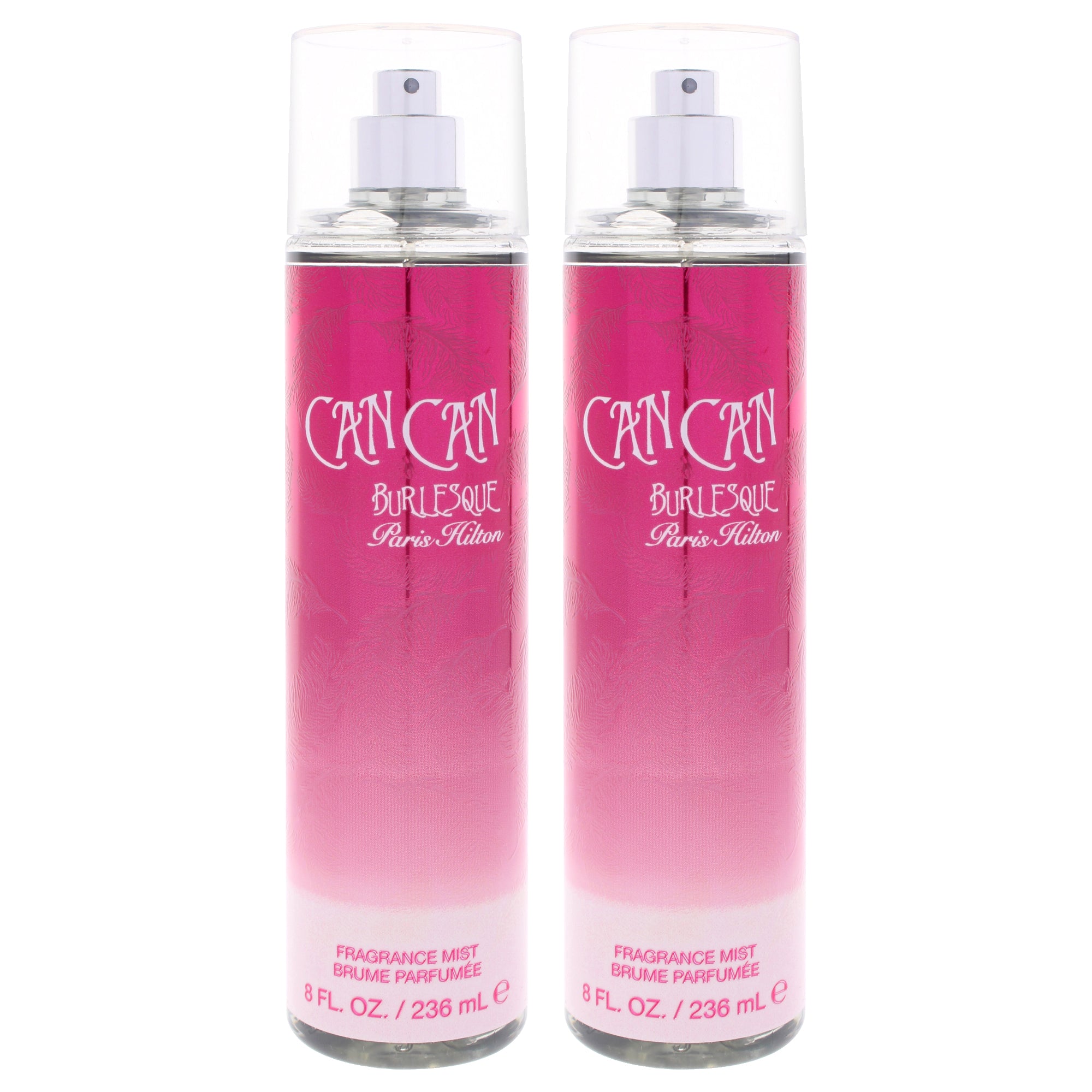 Can Can Burlesque by Paris Hilton for Women - 8 oz Body Mist - Pack of 2