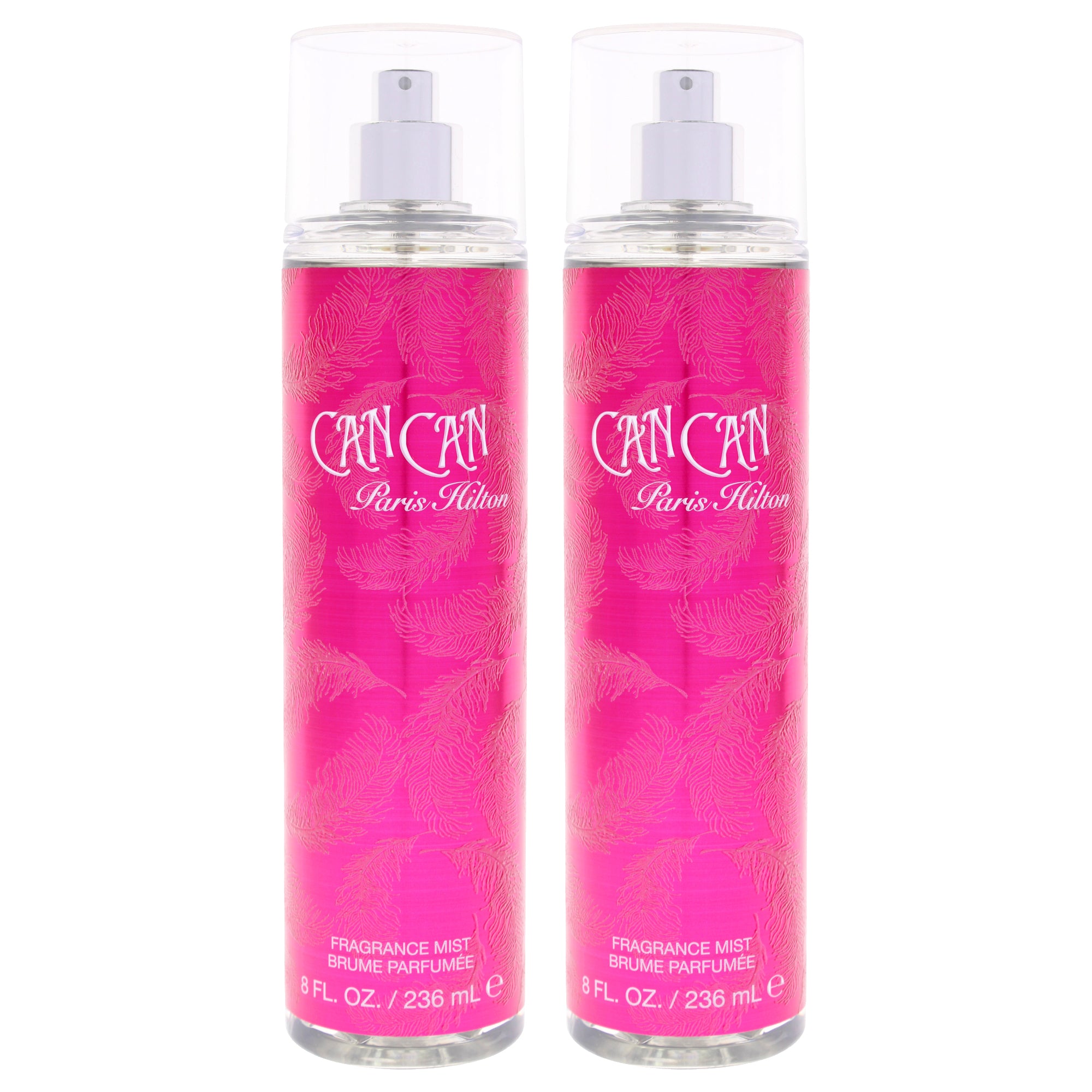 Can Can by Paris Hilton for Women - 8 oz Fragrance Mist - Pack of 2