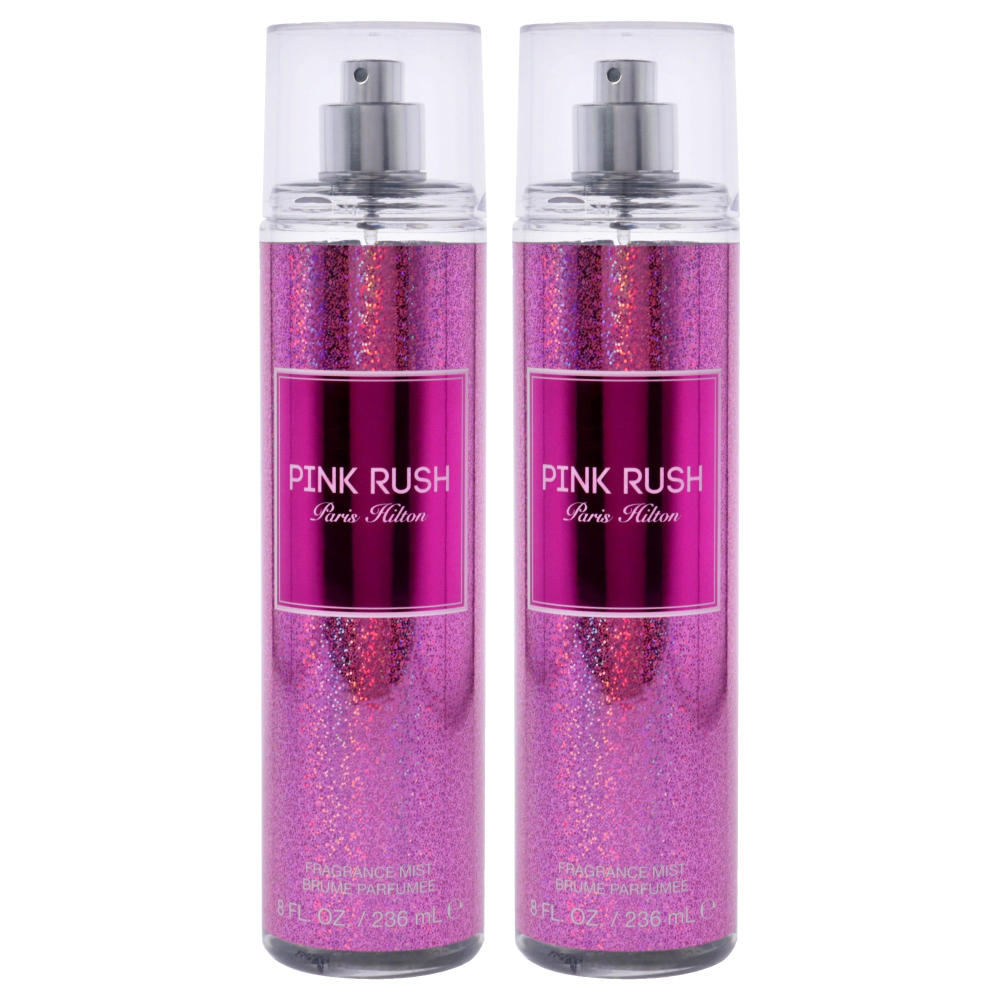 Pink Rush by Paris Hilton for Women - 8 oz Fragrance Mist - Pack of 2