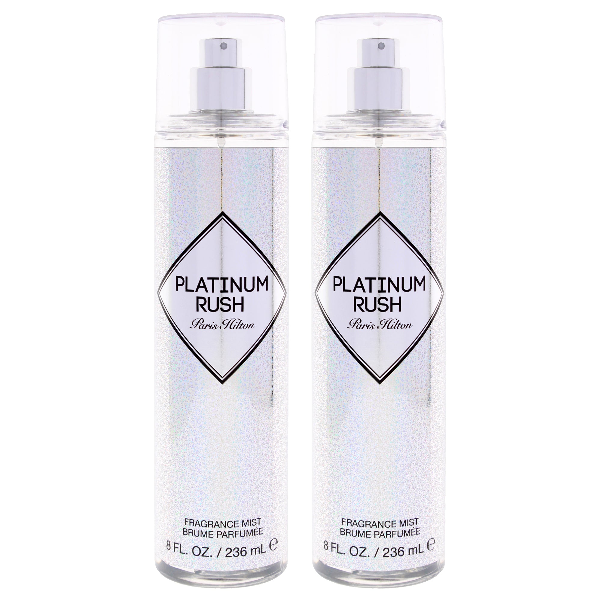 Platinum Rush by Paris Hilton for Women - 8 oz Fragrance Mist - Pack of 2