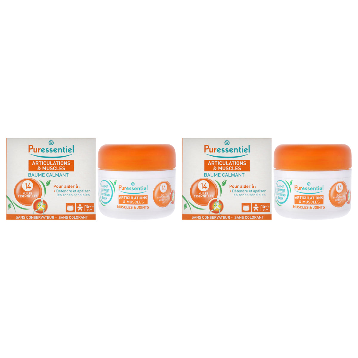 Articulations and Muscles Balm by Puressentiel for Unisex - 1.01 oz Balm - Pack of 2