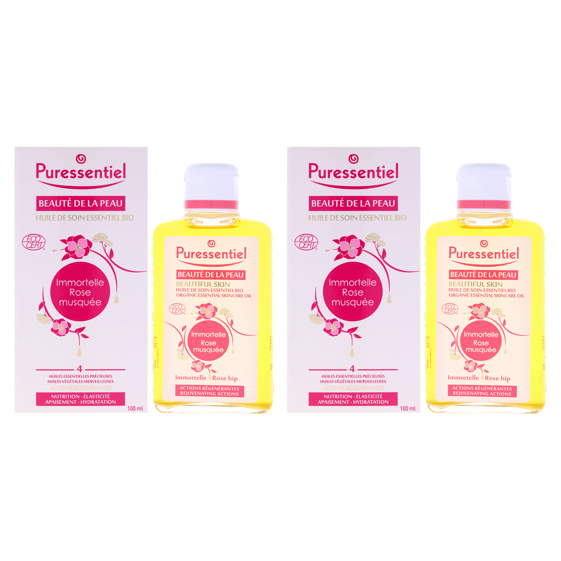 Organic Essential Skincare Oil by Puressentiel for Unisex - 3.4 oz Oil - Pack of 2