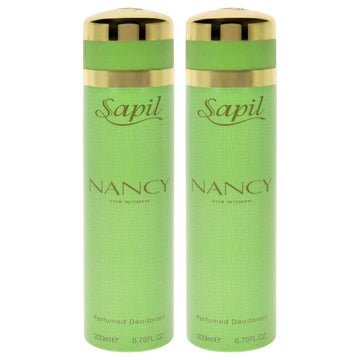 Nancy Green by Sapil for Women - 6.76 oz Deodorant Spray - Pack of 2