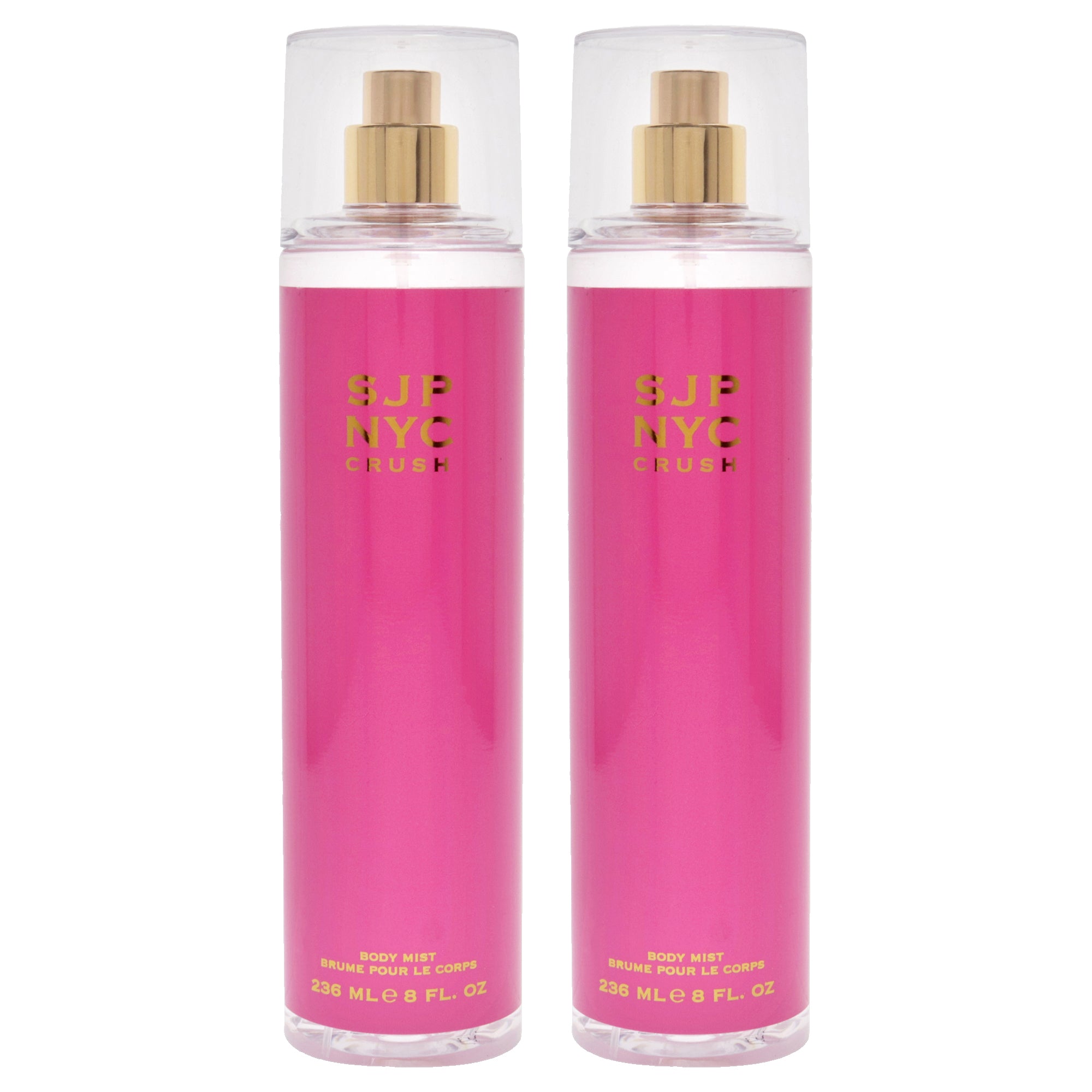 SJP NYC Crush by Sarah Jessica Parker for Women - 8 oz Body Mist - Pack of 2