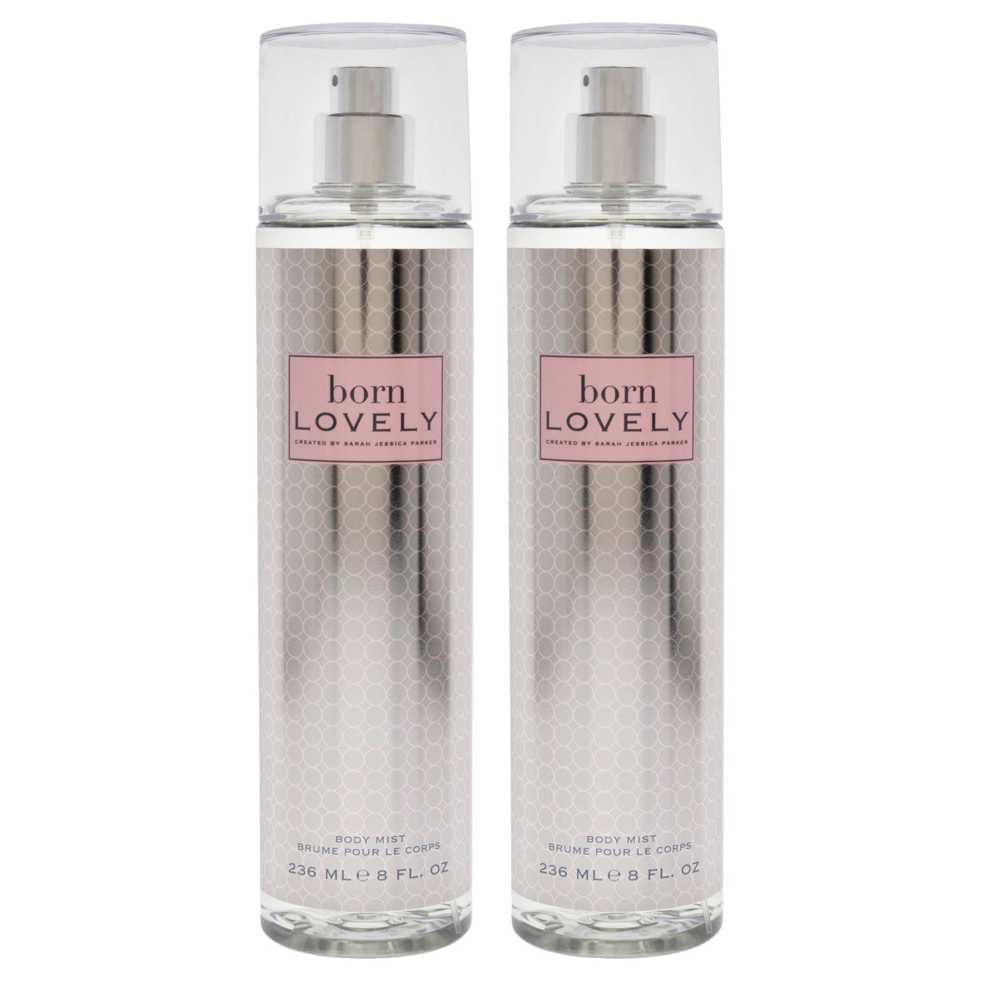 Born Lovely by Sarah Jessica Parker for Women - 8 oz Body Mist - Pack of 2
