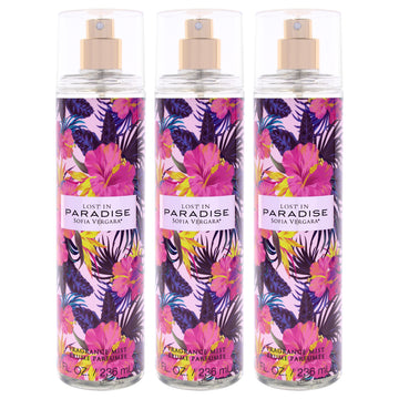 Lost in Paradise by Sofia Vergara for Women - 8 oz Fragrance Mist - Pack of 3