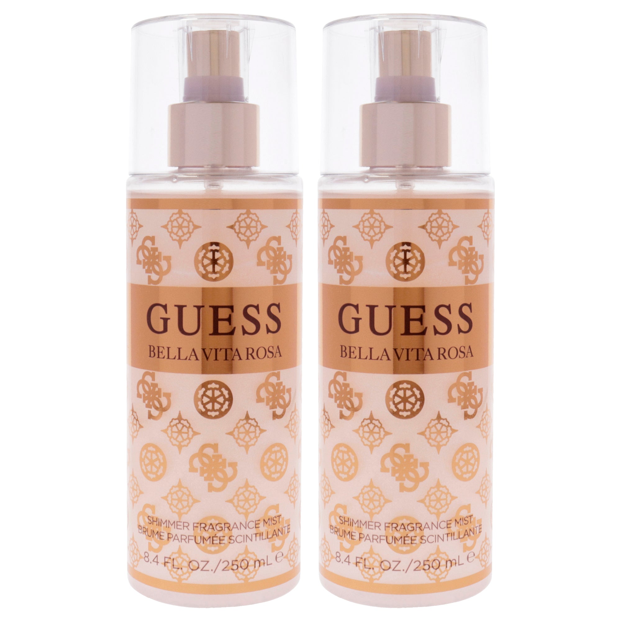 Guess Bella Vita Rosa Shimmer by Guess for Women - 8.4 oz Fragrance Mist - Pack of 2