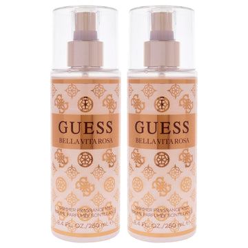 Guess Bella Vita Rosa Shimmer by Guess for Women - 8.4 oz Fragrance Mist - Pack of 2